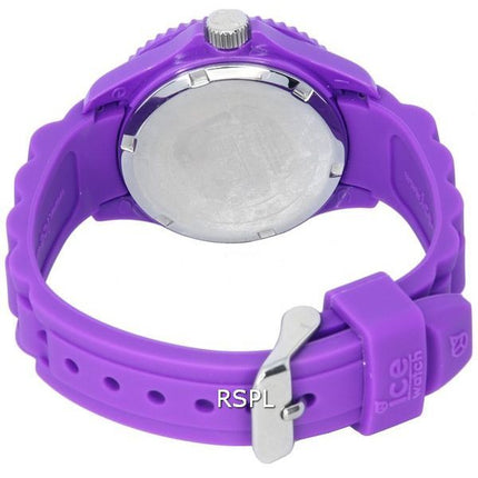 Ice Forever Silicon Strap Purple Dial Quartz 005104 100M Women's Watch