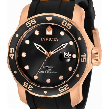 Invicta Pro Diver Black Dial Automatic 33340 200M Mens Watch
