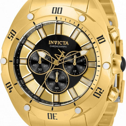 Invicta Venom Chronograph Black Dial Quartz 33744 100M Men's Watch