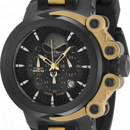 Invicta Marvel Punisher Chronograph Quartz 34654 100M Men's Watch
