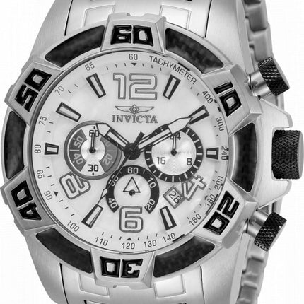 Invicta Pro Diver Scuba Chronograph Stainless Steel Quartz 34747 100M Mens Watch