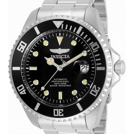 Invicta Pro Diver Black Dial Stainless Steel Automatic 35717 200M Men's Watch