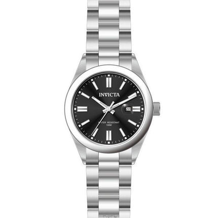 Invicta Pro Diver Stainless Steel Black Dial Quartz 38454 100M Men's Watch