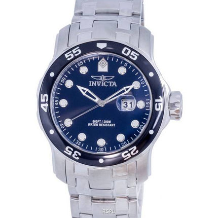 Invicta Pro Diver Stainless Steel Black Dial Quartz 39083 200M Mens Watch