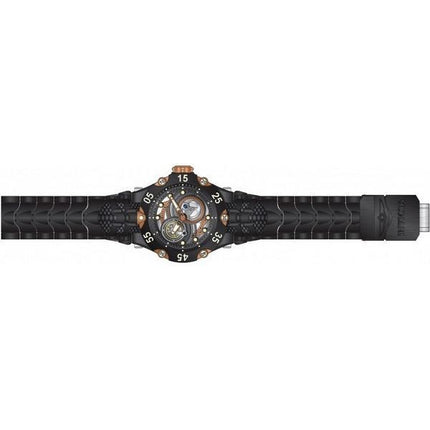 Invicta Reserve Venom Cobra Silicone Strap Gunmetal And Brown Dial Automatic Divers 43917 200M Mens Watch