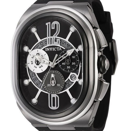 Invicta Lupah Revolution 2.0 Chronograph Black Dial Quartz 45586 100M Men's Watch