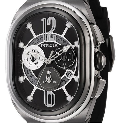 Invicta Lupah Revolution 2.0 Chronograph Black Dial Quartz 45586 100M Men's Watch