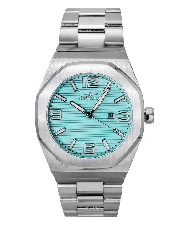 Invicta Huracan Stainless Steel Turquoise Dial Quartz 45779 100M Men's Watch