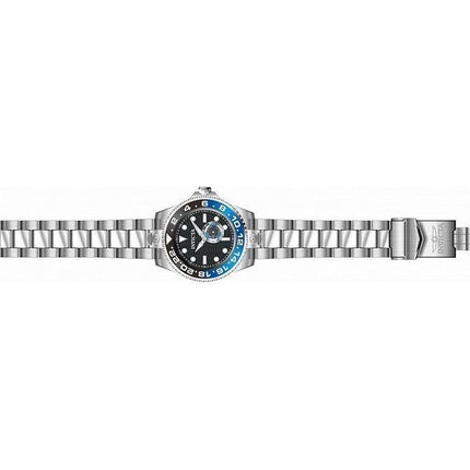 Invicta Pro Diver Stainless Steel Black And Blue Bezel With Black Dial Automatic Diver's 47295 300M Men's Watch