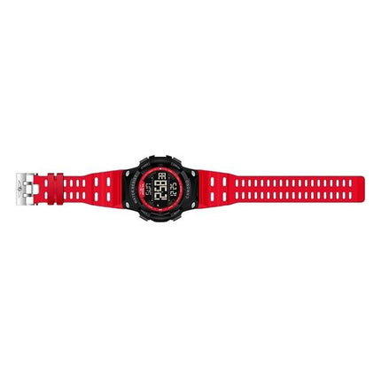 Invicta Racing Digital Chronograph Polyurethane Strap Black Dial Quartz 47528 100M Mens Watch