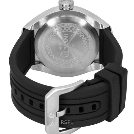 Invicta Racing Silicone Strap Silver Dial Quartz 47726 Men's Watch