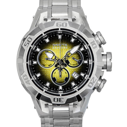 Invicta Reserve Ocean Warrior Chronograph Yellow and Black Dial Quartz 47848 100M Men's Watch
