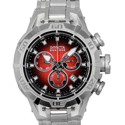 Invicta Reserve Ocean Warrior Chronograph Red and Black Dial Quartz 47849 100M Men's Watch