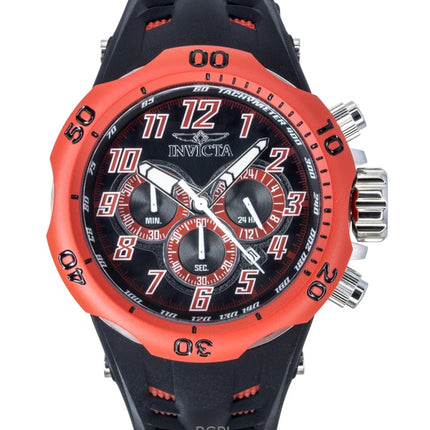 Invicta Venom Hydra GMT Chronograph Silicone Strap Black Dial Quartz 48237 200M Men's Watch
