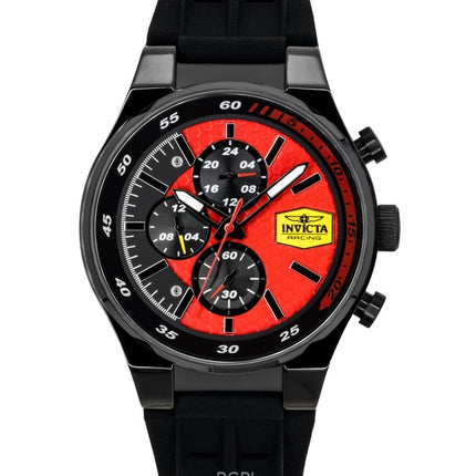 Invicta Racing Chronograph Silicone Strap Red Dial Quartz 48877 Men's Watch