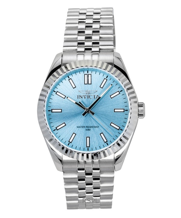 Invicta Specialty Stainless Steel Tiffany Blue Dial Quartz 48906 Men's Watch