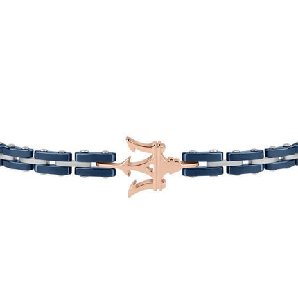Maserati Jewels Stainless Steel And Ceramic Bracelet JM219AQH14 For Men