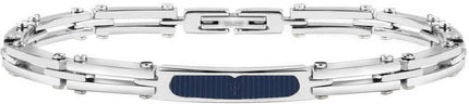 Maserati Prestige Sterling Silver JM417AKV02 Mens Bracelet