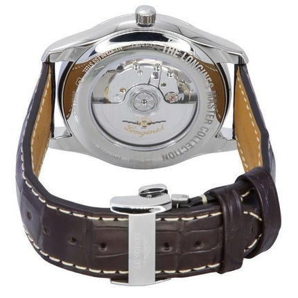 Longines Master Collection Moon Phase Leather Strap Silver Dial Automatic L2.919.4.78.3 Mens Watch