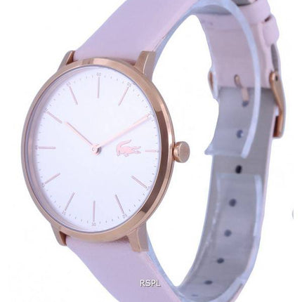 Lacoste Moon Rose Gold Tone Stainless Steel Silver Dial Quartz LA-2000948.G Womens Watch