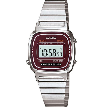 Casio Alarm Digital LA-670WA-4D LA670WA-4D Womens Watch