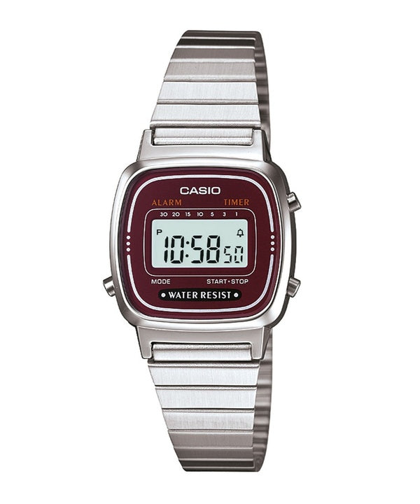 Casio Alarm Digital LA-670WA-4D LA670WA-4D Womens Watch
