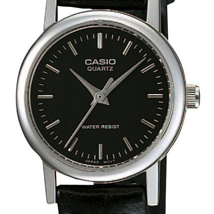Casio Quartz Analog Black Dial LTP-1095E-1ADF LTP1095E-1ADF Women's Watch