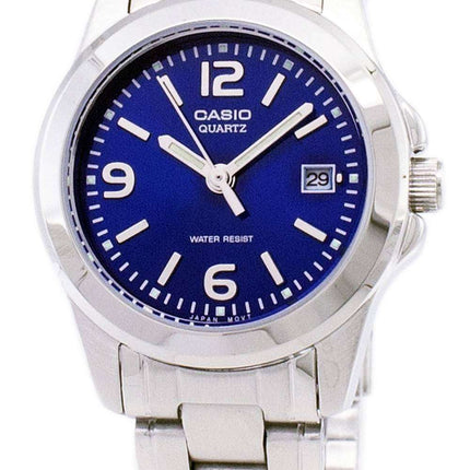 Casio Analog Quartz Blue Dial LTP-1215A-2ADF LTP-1215A-2A Women's Watch
