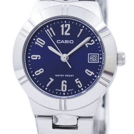 Casio Analog Quartz Blue Dial LTP-1241D-2A2DF LTP-1241D-2A2 Women's Watch