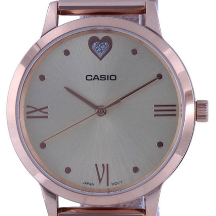 Casio Champagne Dial Analog LTP-2022VMPG-9C LTP2022VMPG-9C Women's Watch