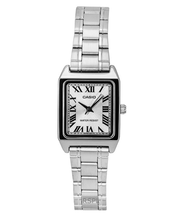 Casio Standard Analog Stainless Steel Silver Dial Quartz LTP-V007D-7B Women's Watch