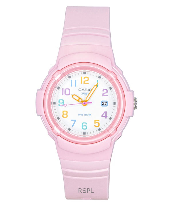 Casio Analog Bio-Based Resin Strap White Dial Quartz LX-800H-4AV 100M Women's Watch