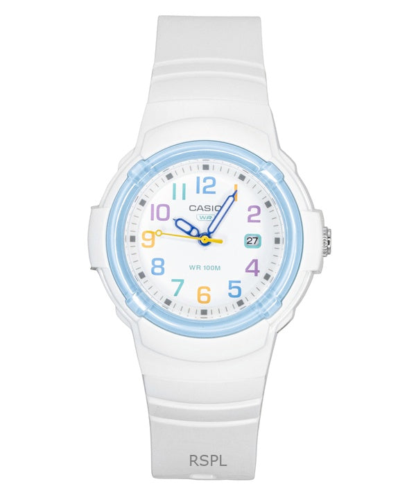 Casio Analog Bio-Based Resin Strap White Dial Quartz LX-800H-7A2V 100M Women's Watch