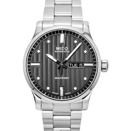 Mido Multifort Stainless Steel Anthracite Dial Automatic M005.430.11.061.80 100M Men's Watch