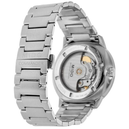 Mido Commander Gradient Stainless Steel Black Skeleton Dial Automatic M021.407.11.411.00 Mens Watch