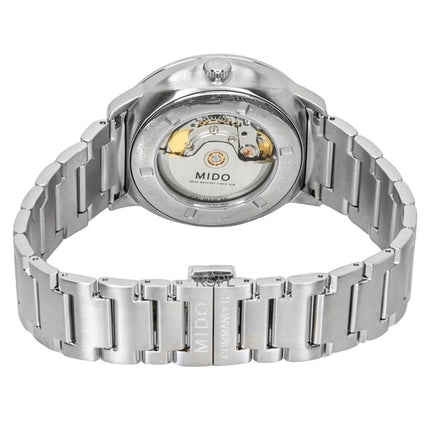 Mido Commander Gradient Stainless Steel Blue Skeleton Dial Automatic M021.407.11.411.01 Men's Watch