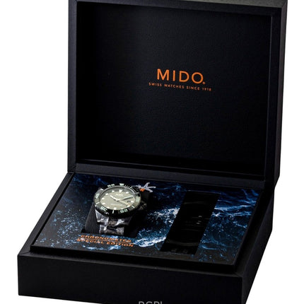 Mido Ocean Star 600 Special Edition Black Dial Automatic Diver's M026.608.33.051.00 600M Men's Watch With Extra Strap