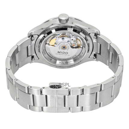 Mido Multifort M Chronometer Stainless Steel Green Dial Automatic M038.431.11.097.00 100M Men's Watch