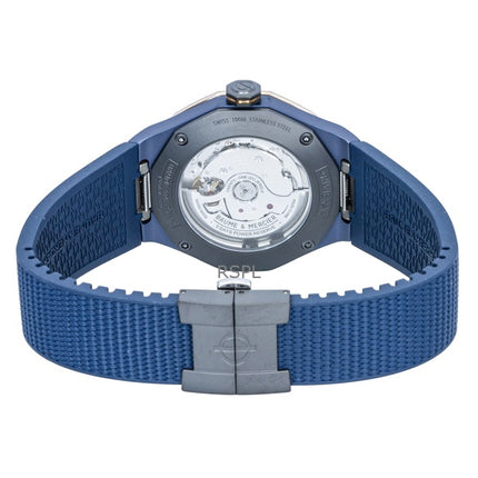 Baume & Mercier Riviera Rubber Strap Blue Dial Automatic M0A10769 100M Men's Watch