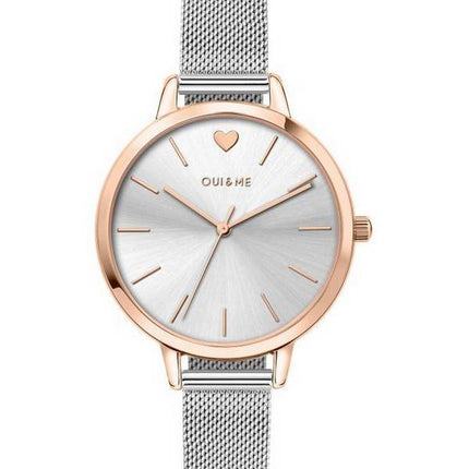 Oui & Me Amourette Silver Dial Stainless Steel Quartz ME010011 Women's Watch