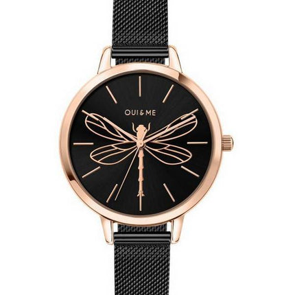 Oui & Me Amourette Black Dial Stainless Steel Quartz ME010070 Women's Watch