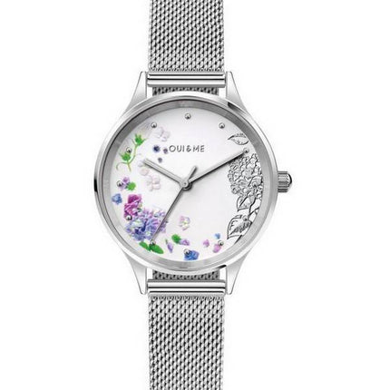 Oui & Me Bichette White Dial Stainless Steel Quartz ME010175 Women's Watch