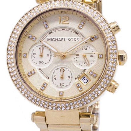 Michael Kors Parker Glitz Chronograph Crystals MK5354 Women's Watch