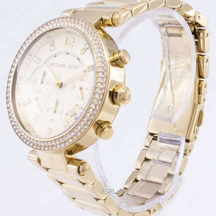 Michael Kors Parker Glitz Chronograph Crystals MK5354 Women's Watch