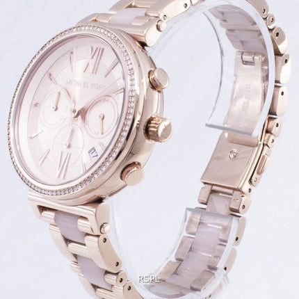 Michael Kors Sofie Chronograph Quartz Diamond Accent MK6560 Women's Watch