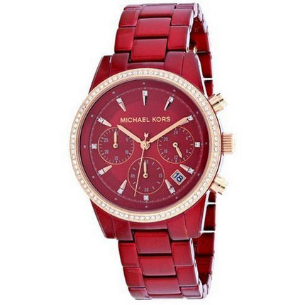 Michael Kors Ritz MK6665 Diamond Accents Quartz Women's Watch
