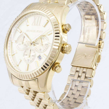 Michael Kors Lexington Chronograph Champagne Dial MK8281 Men's Watch