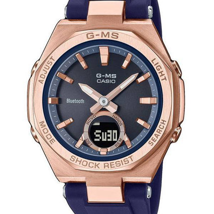 Casio Baby-G Bluetooth Analog Digital Resin Quartz MSG-B100G-2A MSGB100G-2 100M Womens Watch