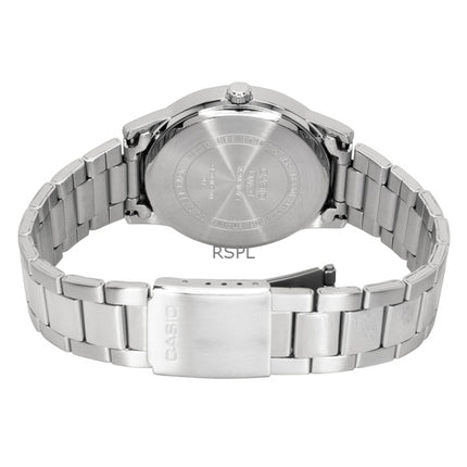 Casio Analog Stainless Steel Black Dial Quartz MTP-1303DD-1AV Men's Watch