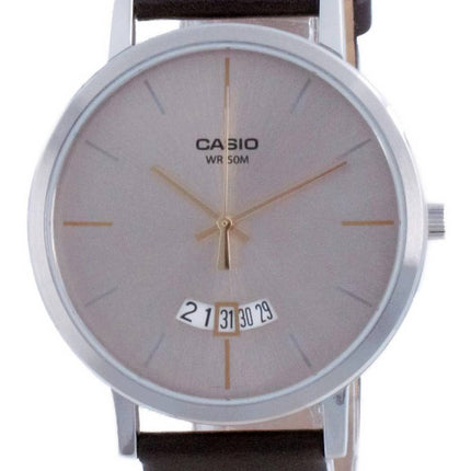 Casio Classic Analog Leather Quartz MTP-B100L-9E MTPB100L-9E Men's Watch